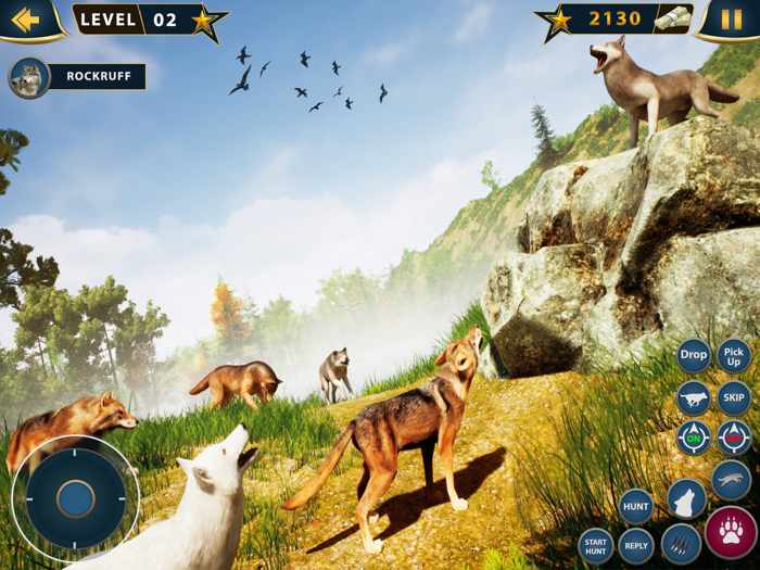 Wolf game the wild kingdom