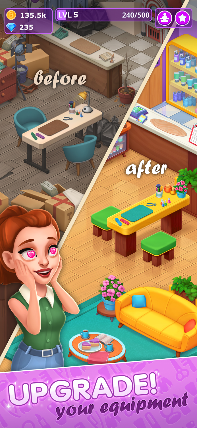 Beauty Tycoon Hair Salon game