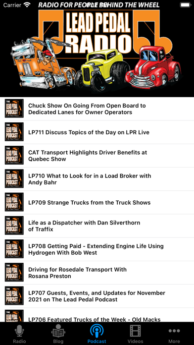 Lead Pedal Media Screenshot