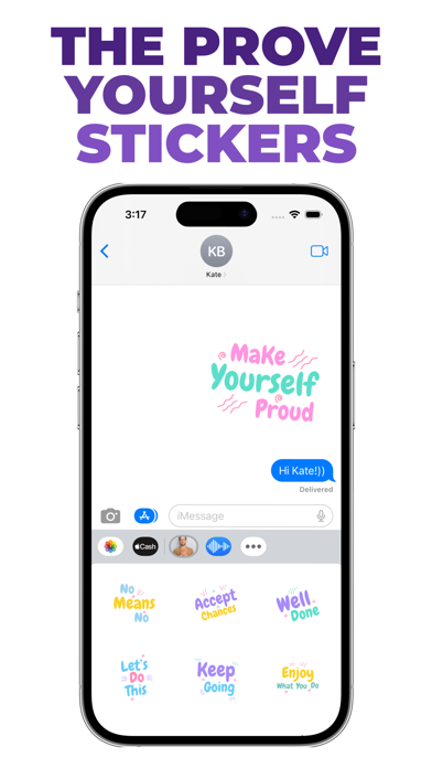 Screenshot #1 pour The Prove Yourself stickers
