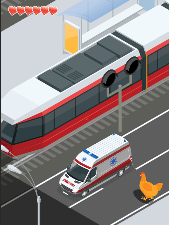 Chicken Crossing Game