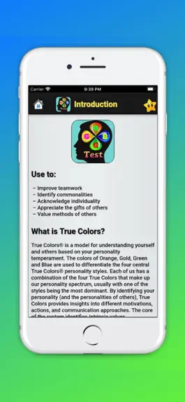 Game screenshot True Colours Personality Test apk