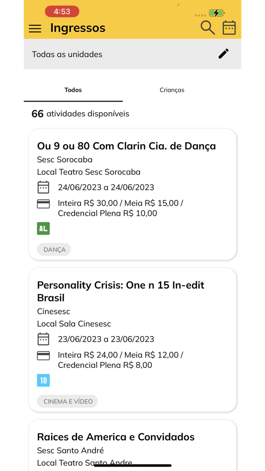 #6. Credencial Sesc SP (iOS) 由: Sesc São Paulo