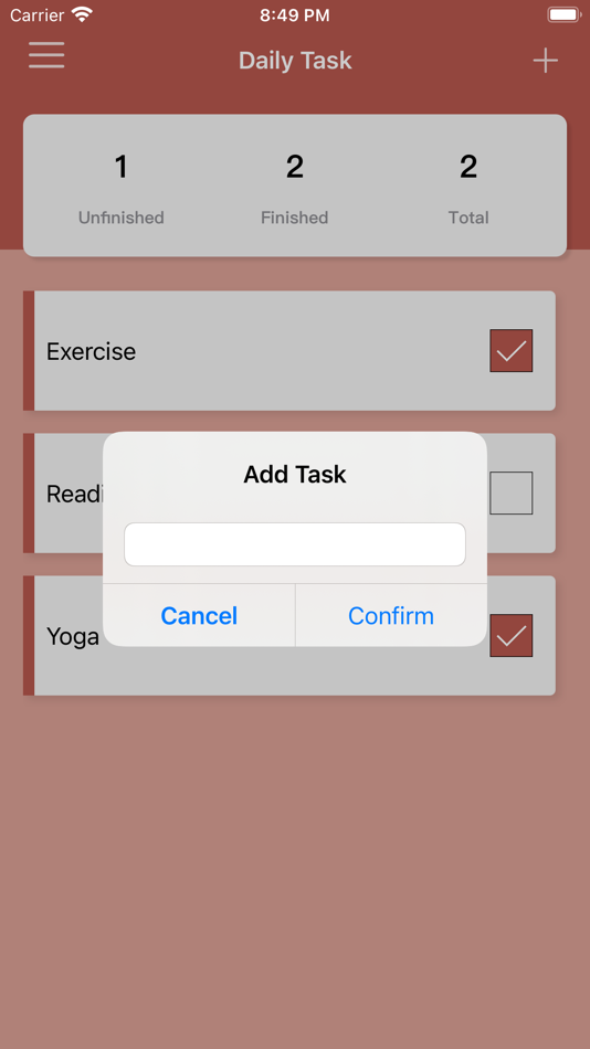 #3. Daily Task - Good Habits (iOS) 由: HUNG-PIN YU