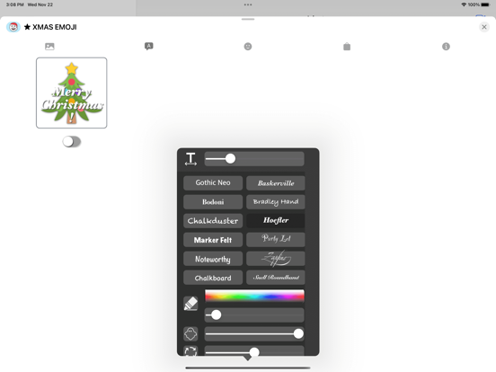Screenshot #6 pour Emoji de Noël • Stickers