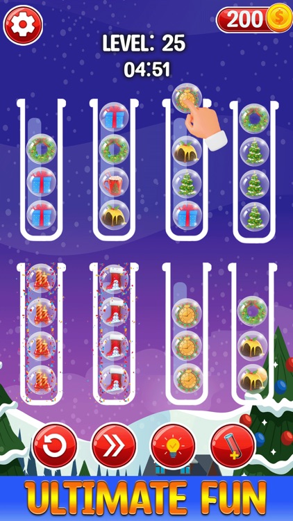 Christmas Game - Bottle Fill