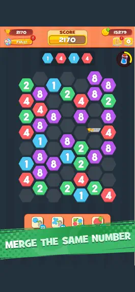 Game screenshot Number Hexa Block - Merge Game mod apk