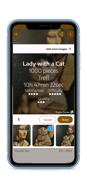 Aplikacja Puzzle Tracker w App Store