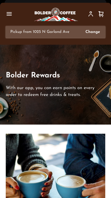 Bolder Coffee Screenshot