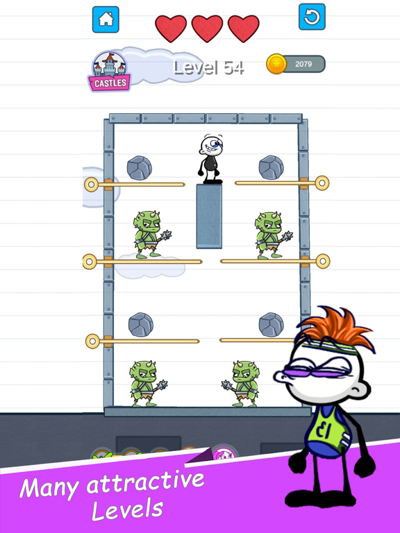 Screenshot #4 pour Pencil Boy: Pull The Pin