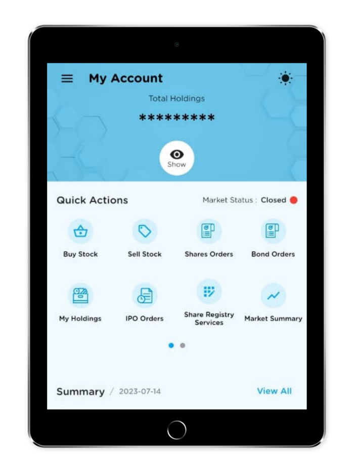 Mobile Trading Platform