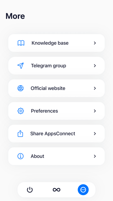 Apps Connect Screenshot