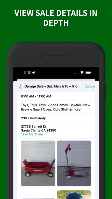 LuckySale: Garage Sale Finder Screenshot