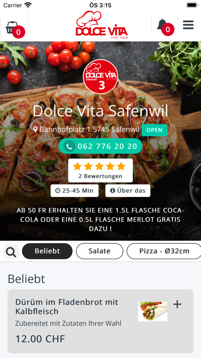 Dolce Vita Safenwil Screenshot