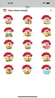 tiny clown emojis iphone screenshot 2