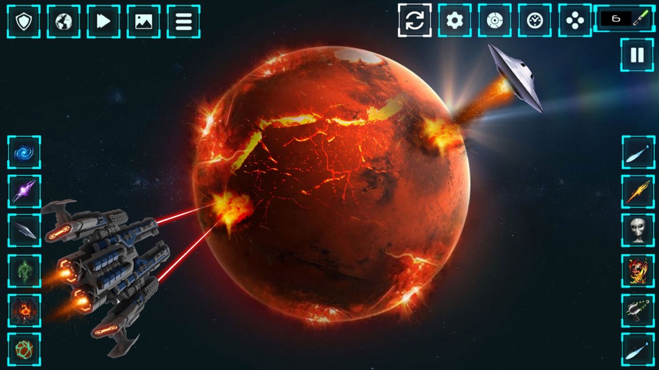#1. Planet Smash Destroying Games (iOS) 由: Ghufran Ali
