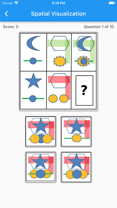 NNAT2 Ability Trainer Grade 6 Screenshot