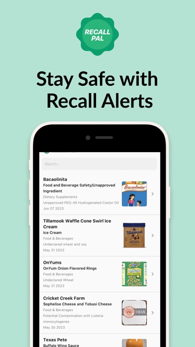 Recall Pal: Food Safety Alerts Screenshot