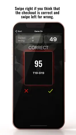 Game screenshot Swipe Out - Darts Maths apk