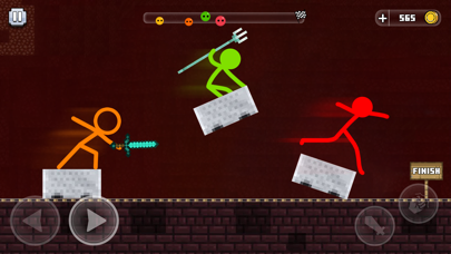 Stickman Parkour Race & Jump Screenshot