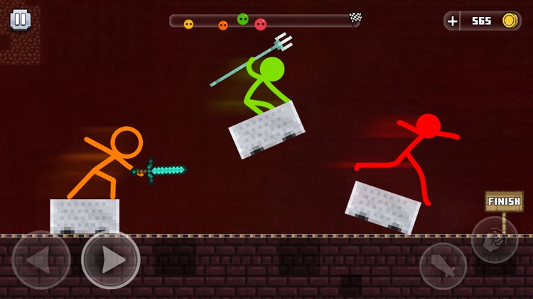 Stickman Parkour Race & Jump