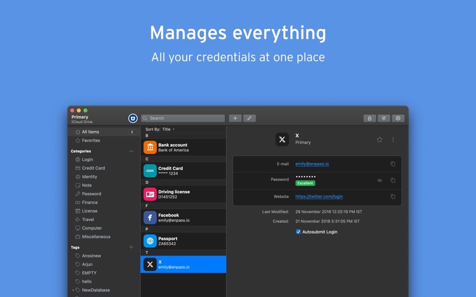 #2. Enpass - Password Manager (macOS) โดย: Enpass Technologies Private Limited