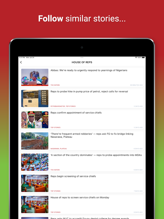 TheCable iPad screenshot 7 - News app