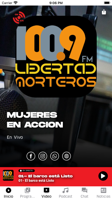 Libertad Morteros FM 100.9 Screenshot