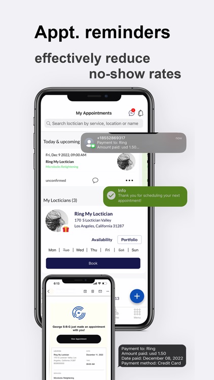 Ring My Loctician: Booking App screenshot-3