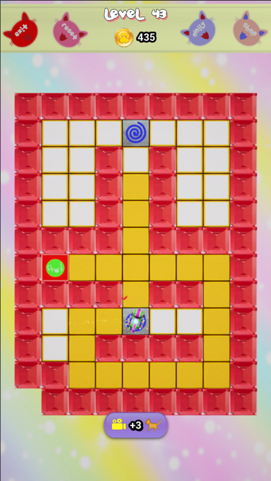 Pudgy Purries Milk Maze Screenshot