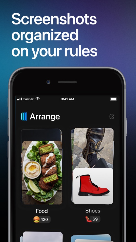 #3. Arrange: Screenshot Organizer (iOS) 由: Dmytrii Isichko