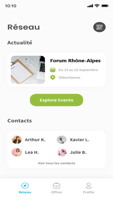 FRApp - Forum Organisation Screenshot