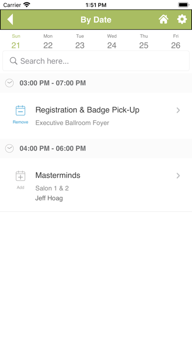 Golf Business Screenshot