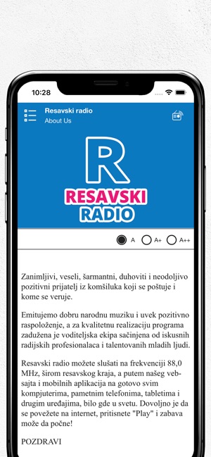 Resavski radio on the App Store