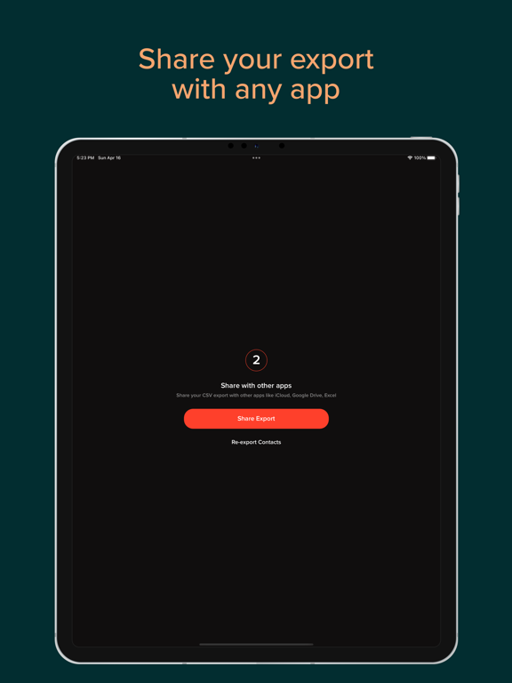 Screenshot #5 pour Simple Contact Exporter