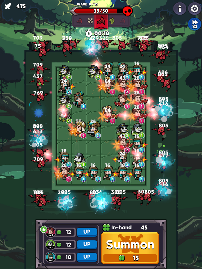 Heroes vs. Evil Gacha defense