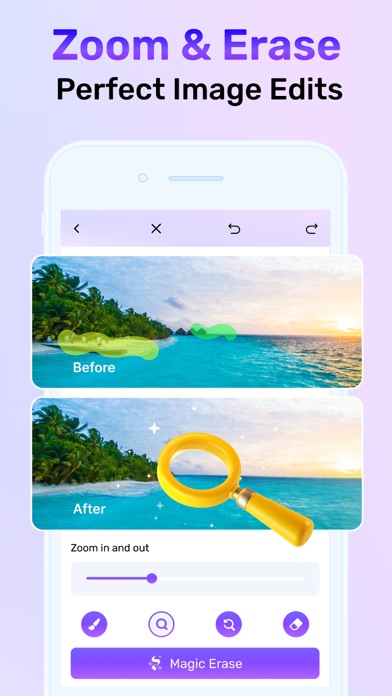 AI Magic Retouch Object Remove Screenshot