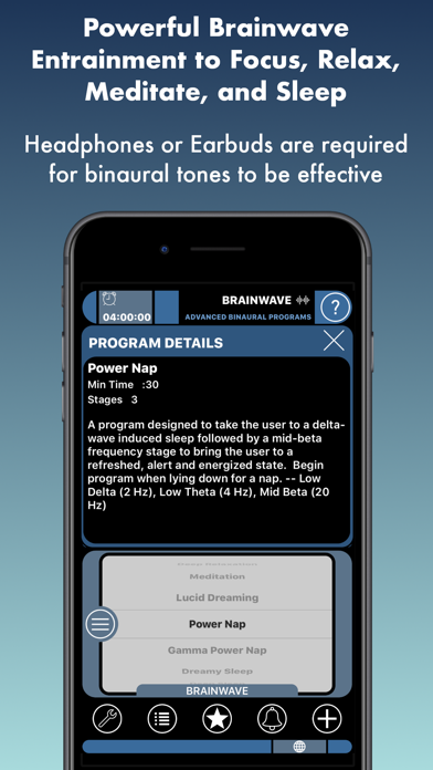 BrainWave: 37 Binaural Series™ Screenshot