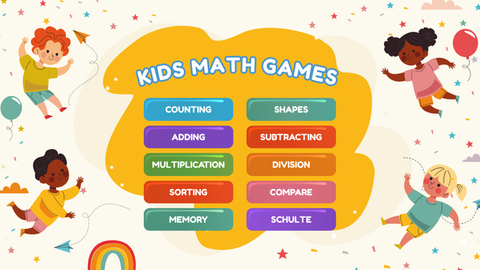 Kids Math Games 2nd 4th grade