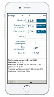 trip fuel cost calculator problems & solutions and troubleshooting guide - 1