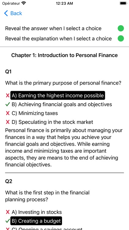 Personal Finance Exam