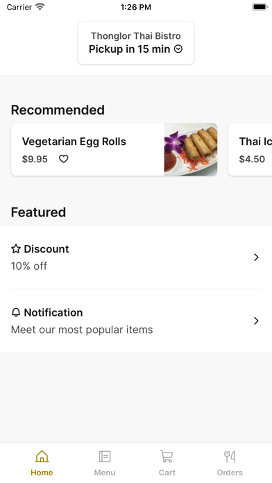 Thonglor Thai Bistro Screenshot