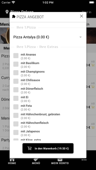 Pizza Deluxe Herne Screenshot