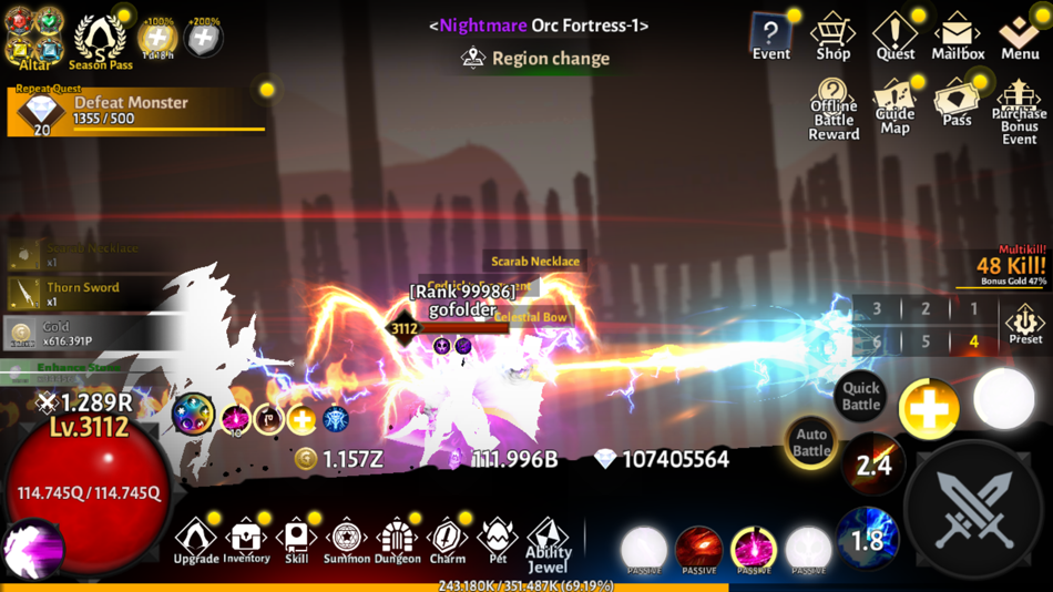 #4. Immortal Rising (iOS) 由: MOBIRIX