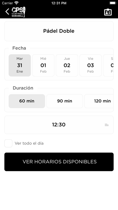 Club Padel Sabadell Screenshot
