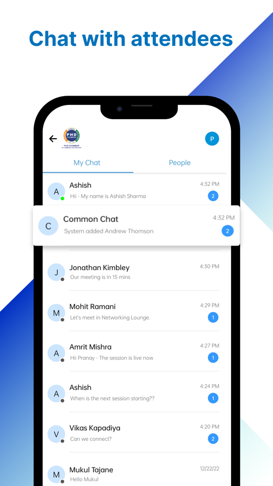 #2. PHDCCI Events (iOS) By: Innoevent Technologies Pvt. Ltd.