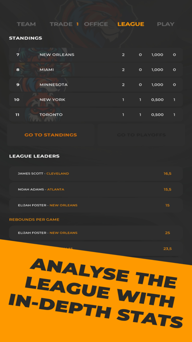 Ultimate GM Basketball Manager Screenshot