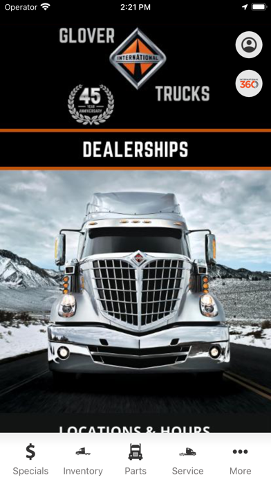 Glover International Trucks Screenshot