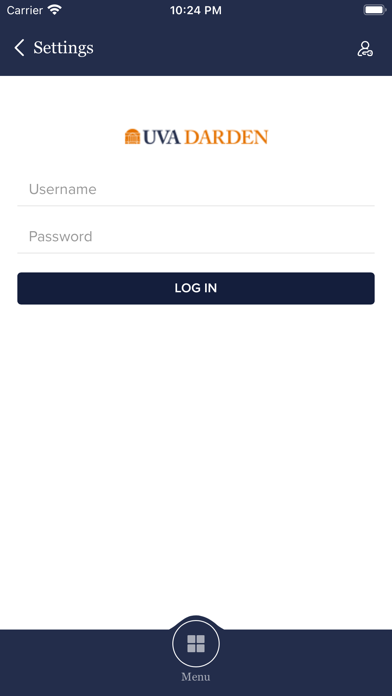 Darden Student Management App Screenshot