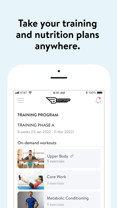 Bodyshop Wellness Screenshot
